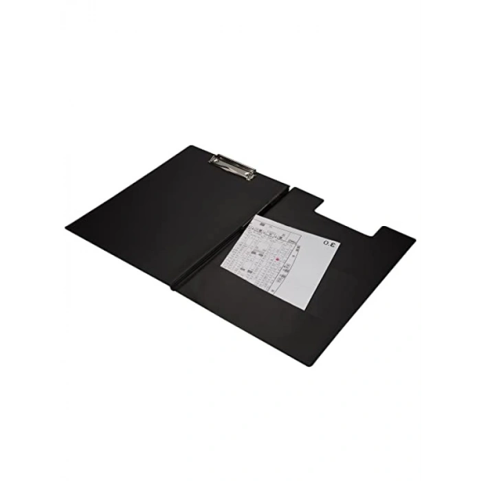 A4 PVC Kapaklı Sekreter Tablası - Siyah