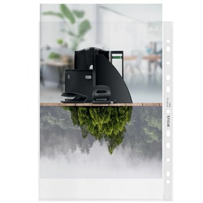 A4 Şeffaf Poşet Dosya - 25 Adet, Geri Dönüştürülmüş Plastik