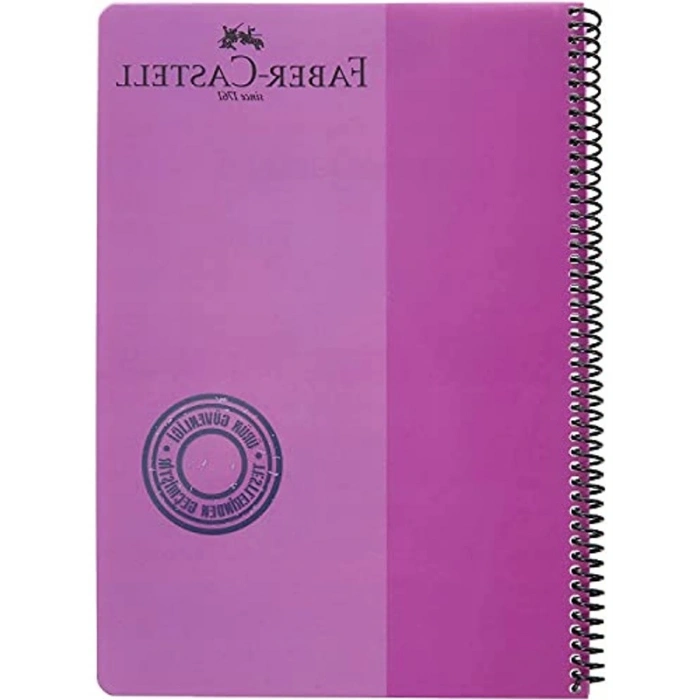 A4 Spiral Defter, 120 Yaprak, 70g Kağıt, Dayanıklı Plastik Kapak