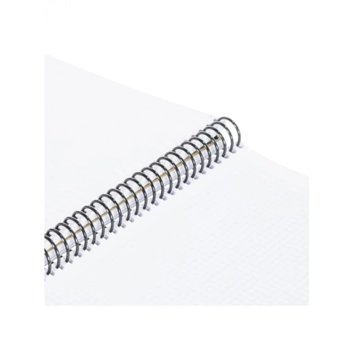 A4 Spiralli Defter - 180 Yaprak, Yeşil PP Kapaklı