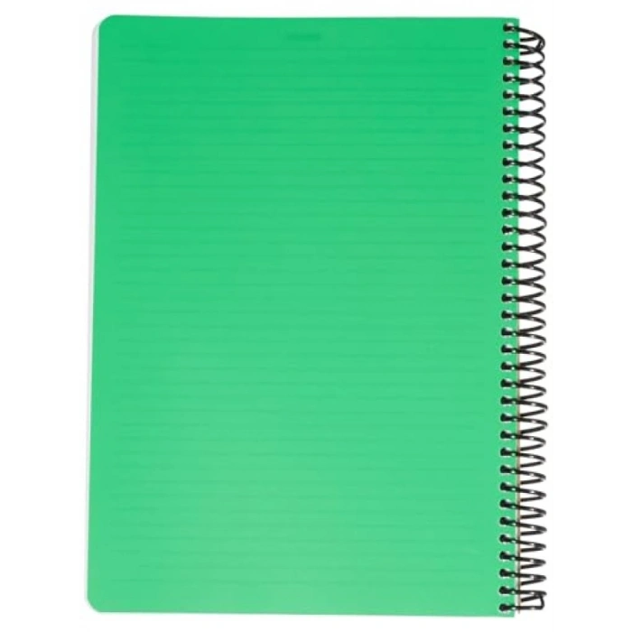 A4 Spiralli Defter - 210 Yaprak, 7 Konulu (5 Kareli, 2 Çizgili)