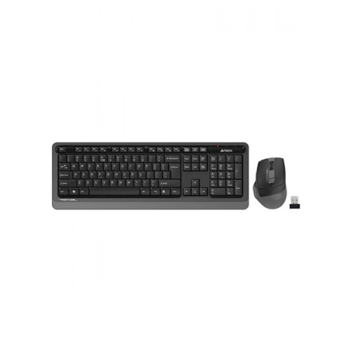 A4 Tech Fg1035 2.4G Gri Q Fn-Mm Klv+Optik Mouse Set
