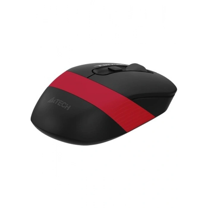 A4Tech FG10 Nano Alıcı Kablosuz Optik 2000DPI Enerji Korumalı Mouse - Siyah/Kırmızı