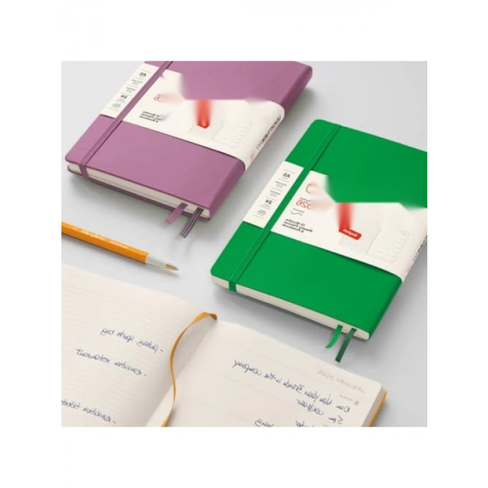 A5 Boyutunda 18 Aylık Sert Kapaklı Ajanda ve Not Defteri