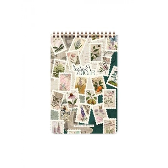 A5 Boyutunda 18 Yaprak Pul Etiket Defteri, 288 Adet Set