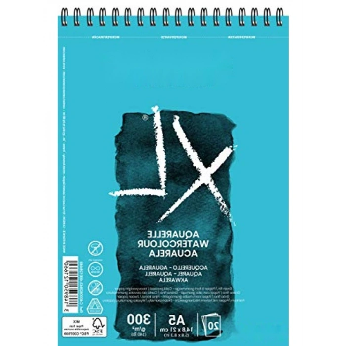 A5 Boyutunda 300G Suluboya Bloğu - 20 Sayfa