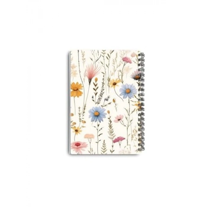 A5 Boyutunda 4lü İnce Kapak Hatıra Defter Seti, Spiral