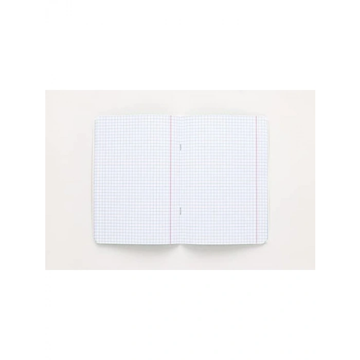 A5 Boyutunda 60 Yaprak Kareli Defter, Yeşil Renk Seçeneği