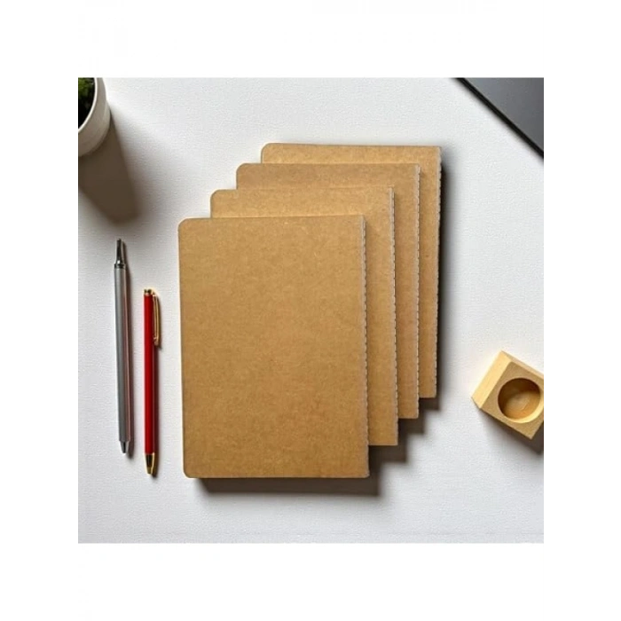 A5 Boyutunda Çizgili Not Defteri, 4 Adet