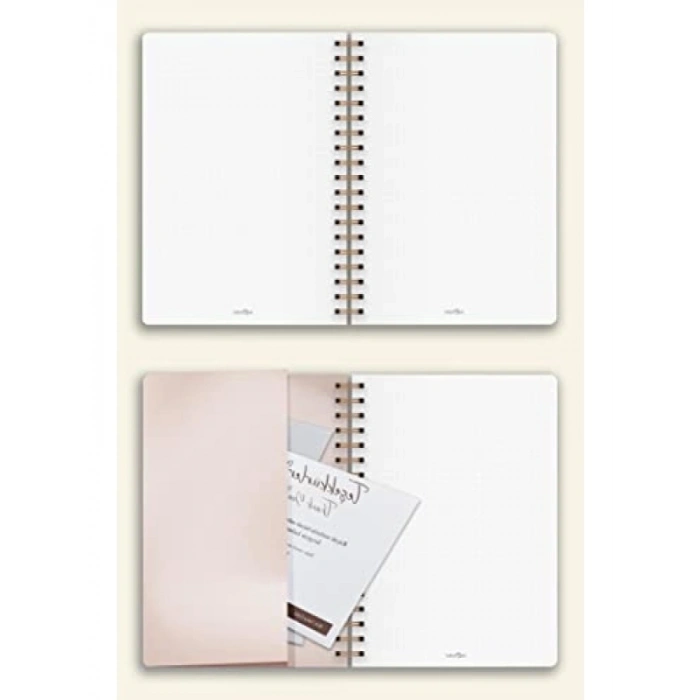 A5 Boyutunda Noktalı Bullet Journal Pro Defter - Bakır Renk