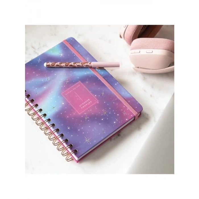 A5 Boyutunda Spiralli Süresiz Renkli Planlayıcı Ajanda