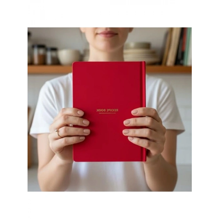 A5 Boyutunda Tarif Defteri, Sert Kapaklı ve İndeksli