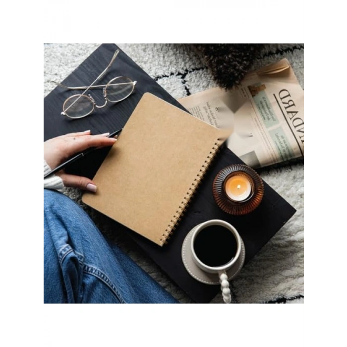 A5 Çizgili Not Defteri - 70 Yaprak, Kalın Kağıt