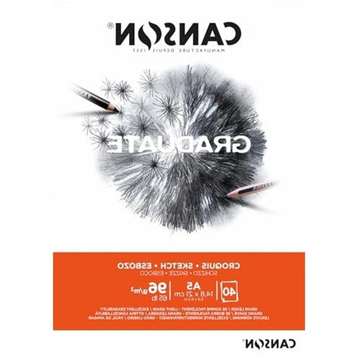 A5 Eskiz Kağıdı Tabakası - 40 Doğal Beyaz Levha