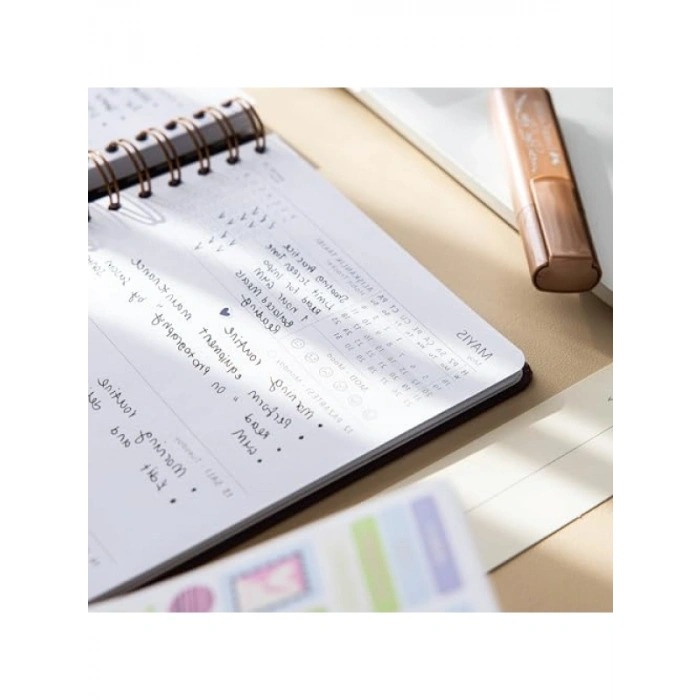 A5 Haftalık Ajanda, Spiralli, Kir ve Suya Dayanıklı