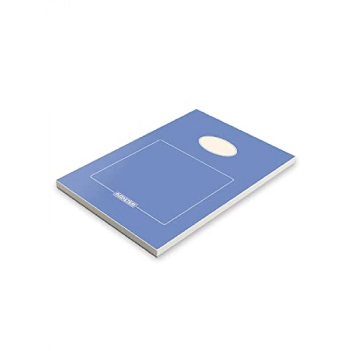 A5 Karton Kapaklı Bloknot, Pastel Renk, 80 Yaprak, Düz