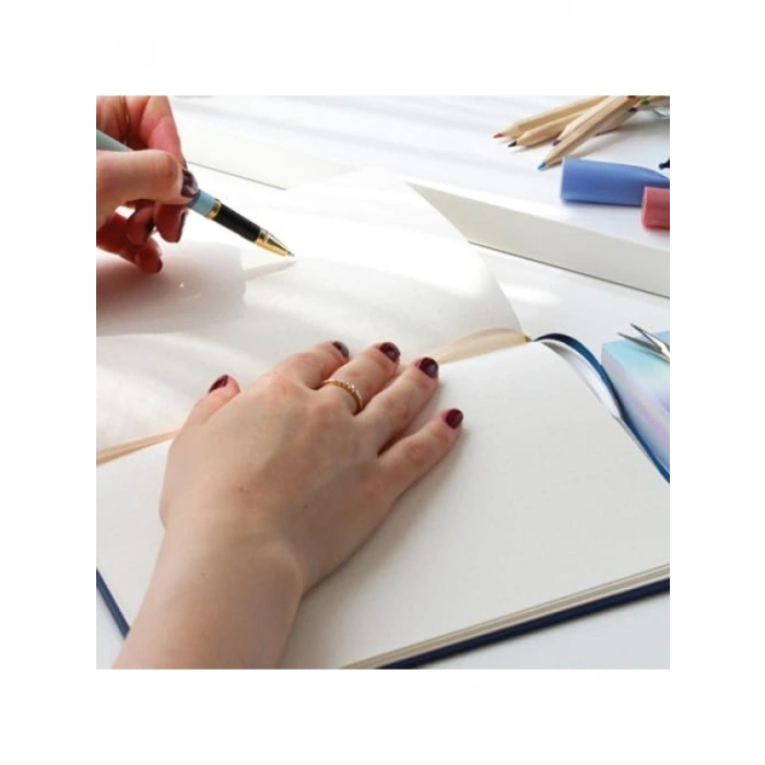 A5 Noktalı Bullet Journal Defter - 140 gr. Kalın Kâğıt (Midnight)