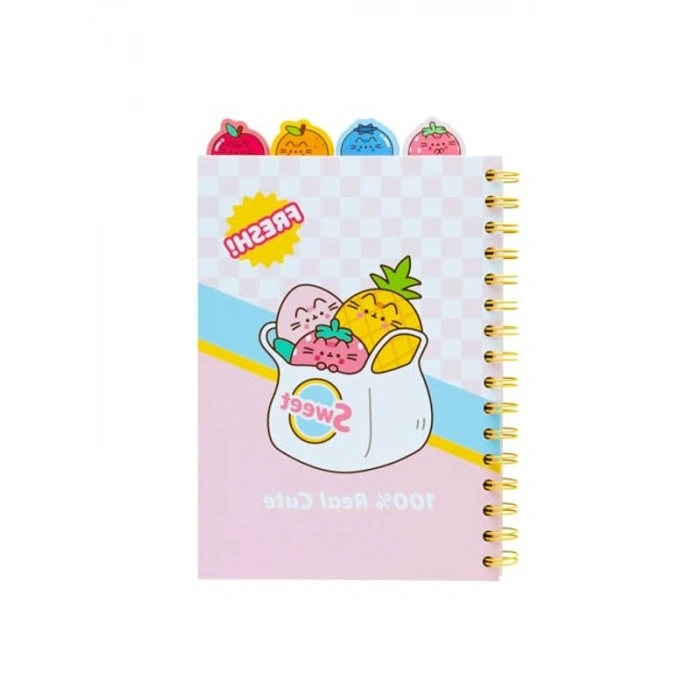 A5 Proje Defteri - 4 Bölmeli, Pusheen Temalı