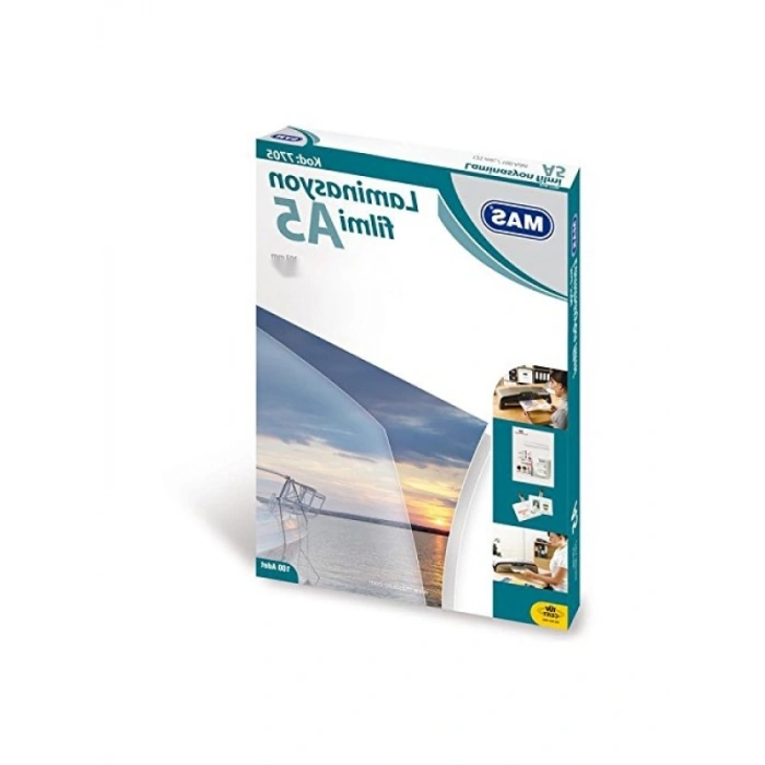 A5 Şeffaf Laminasyon Filmi, 100 Adet