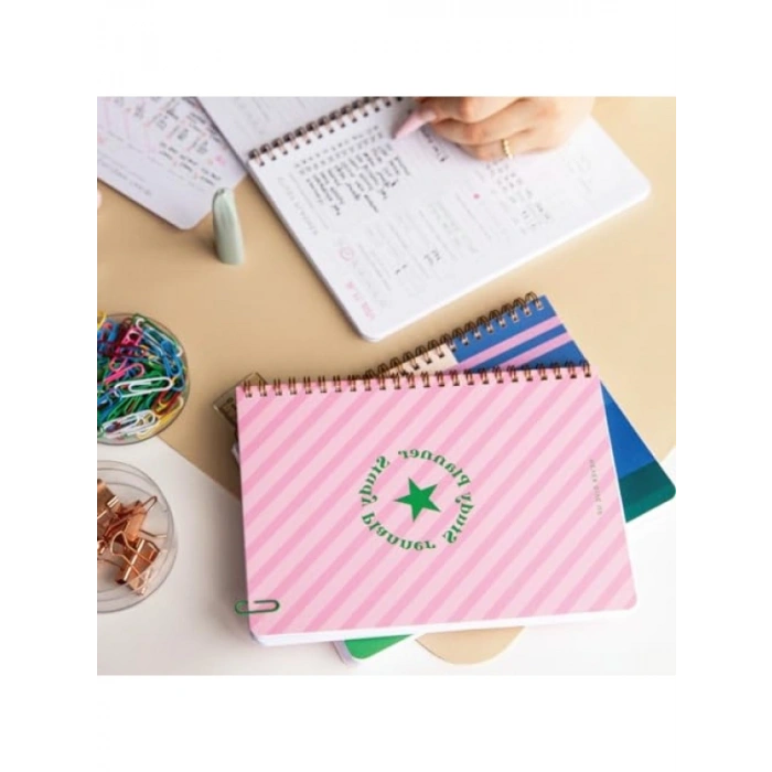 A5 Spiralli Çalışma Planlayıcısı - Sınava Hazırlık için