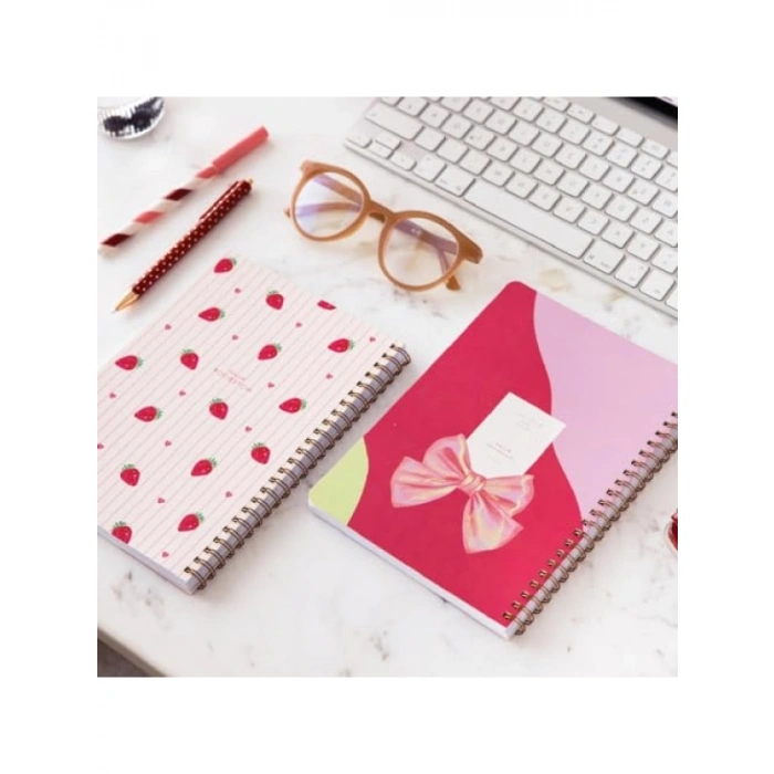 A5 Spiralli Çizgili Okul Defteri Seti - 2li