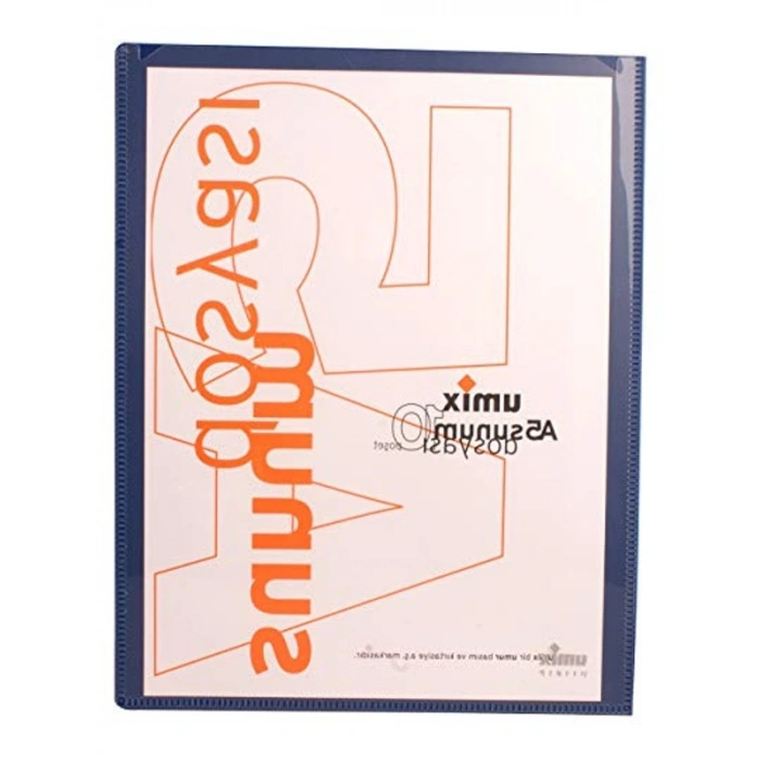 A5 Standart Sunum Dosyası, 10lu Paket, Lacivert