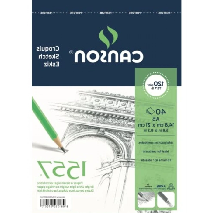 A5 Üstten Spiralli 120Gr 40 Yaprak Resim Defteri