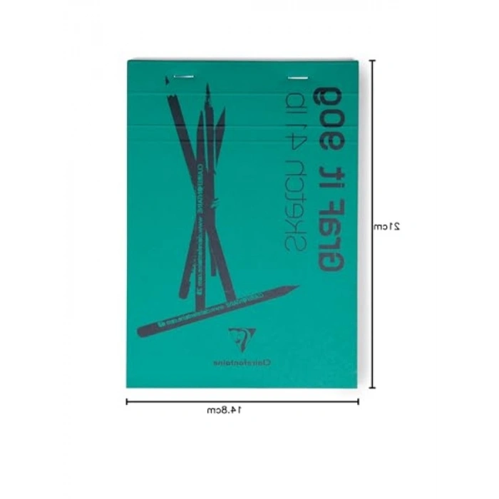 A5 Yapışkan Kenarlı Defter - 90 gr, 80 Yaprak