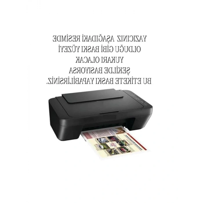 A6 Boyutunda 100 Adet Mat Kuşe Yapışkanlı Etiket - 10x15 cm