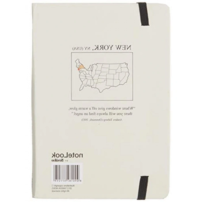 A6 Boyutunda Çizgili Defter, 100 Yaprak, Sert Kapaklı