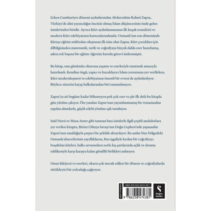 Abdurrahim Rahmi Zapsu - Çok Yönlü Bir Tanıklığın Öyküsü - Necat Zanyar