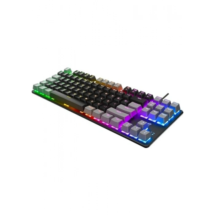 Acer Emachines, EAK87, Siyah/gri, USB Kablolu, Rgb Backlight, Red Switch, Mekanik, Türkçe Q, 87 Tuşlu, Gaming Klavye