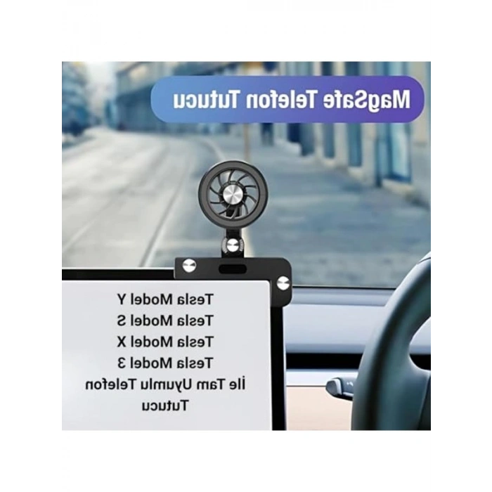 Açı Ayarlamalı Telefon Tutucu, Tesla Model X ve S için Uyumlu