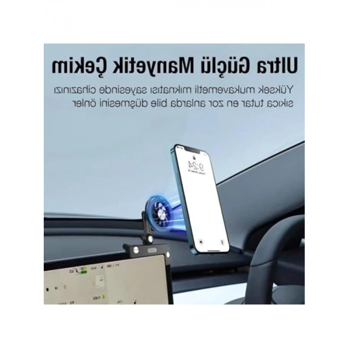 Açı Ayarlamalı Telefon Tutucu, Tesla Model X ve S için Uyumlu