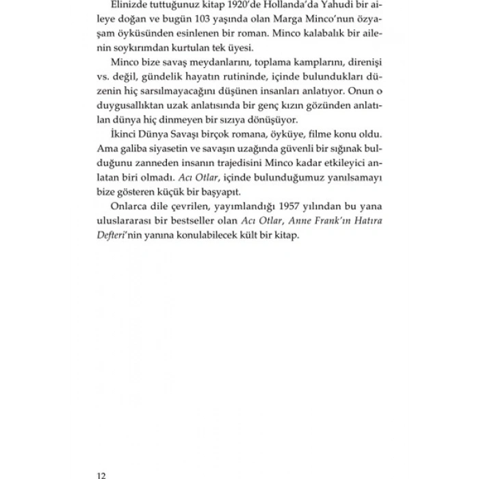 Acı Otlar - Marga Mınco