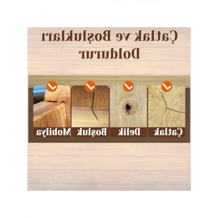 Açık Çam Renk Ahşap Parke Tamir Macunu, 125 ML