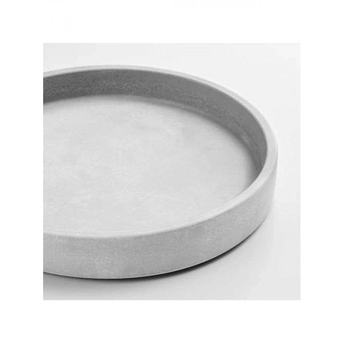 Açık Gri Saksı Altlığı, 15 cm Çapında
