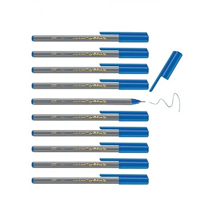 Açık Mavi Fineliner Kalem, 0.3 mm Uç, 10lu Paket