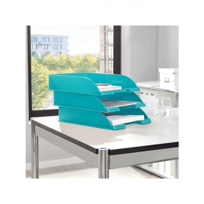 Açık Mavi Renkli WoW Evrak Rafı Düzenleyici