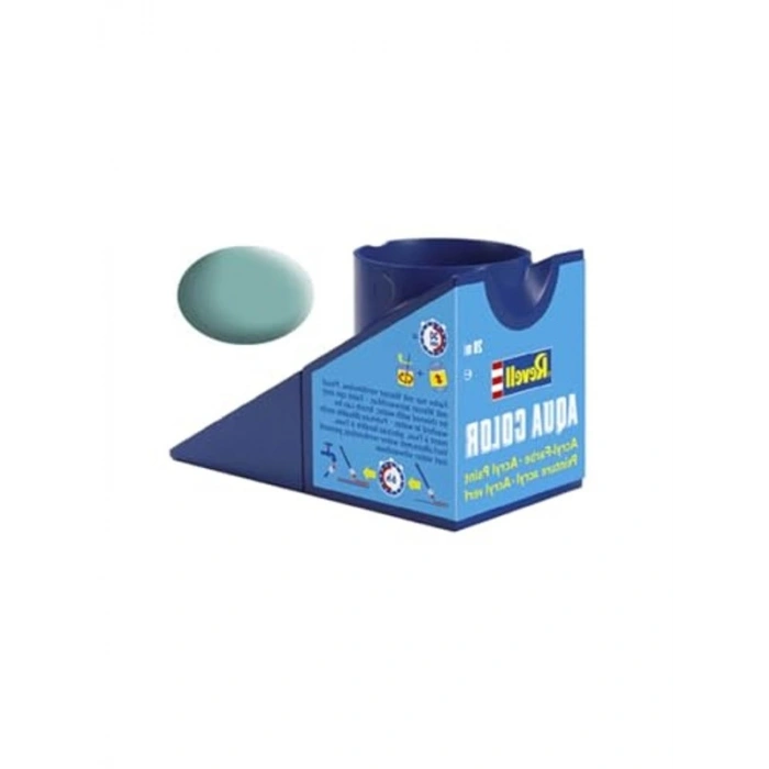 Açık Mavi Su Bazlı Maket Boyası, 18 ml Mat