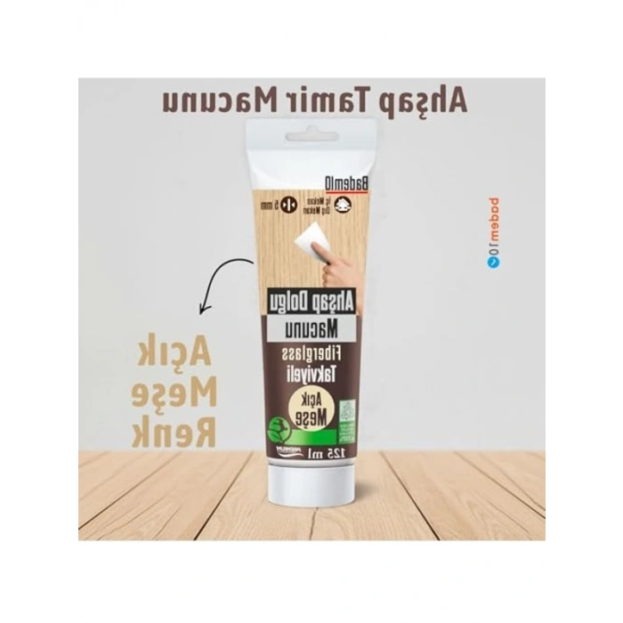 Açık Meşe Ahşap Tamir Macunu, 125 ML, Çatlak ve Çizik Giderici