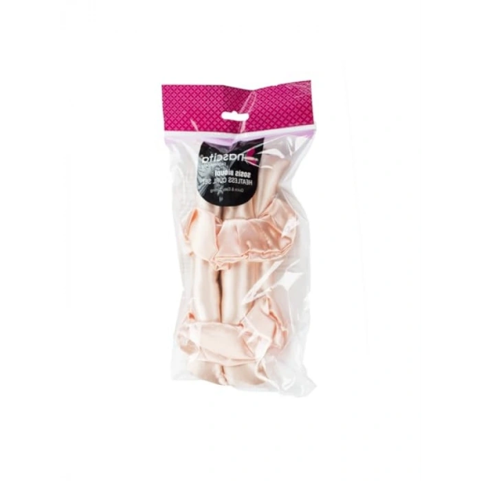 Açık Pembe Sosis Bigudi Seti - 3lü