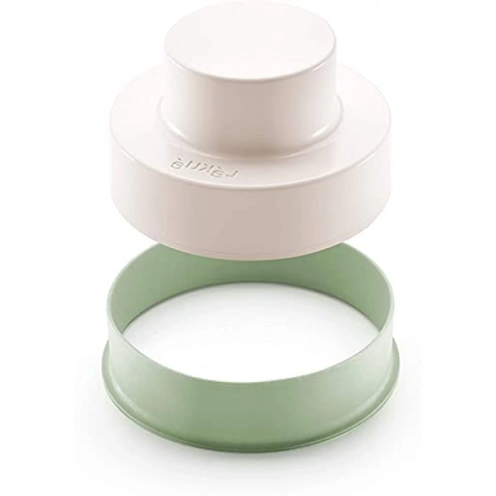 Açık Yeşil Silikon Burger Kalıbı (11x3,5 cm)