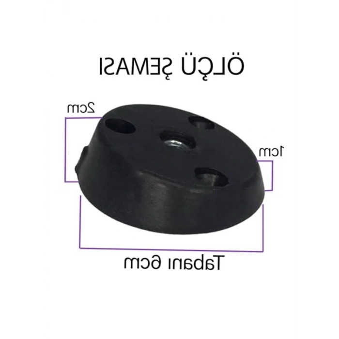 Açılı Plastik Bağlantı Aparatı, Dereceli Ayak Tabanı Modeli