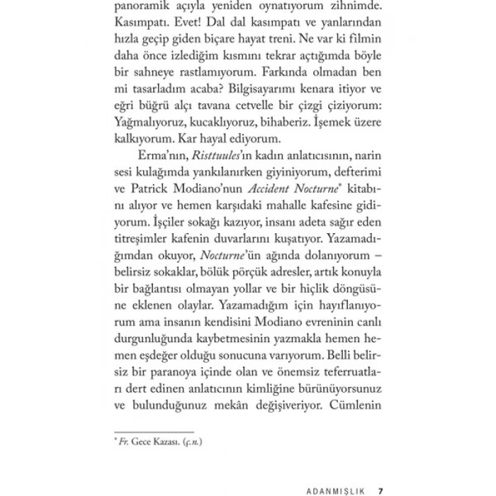 Adanmışlık - Patti Smith Domingo Yayınevi Normal Boy Türkçe Basım Kitap