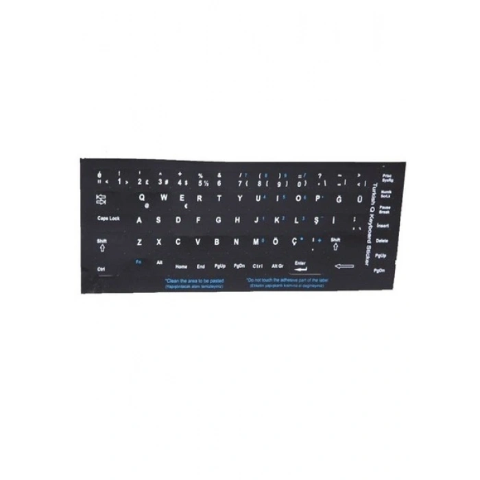 Addison 300161 Türkçe Q Siyah Klavye Stiker