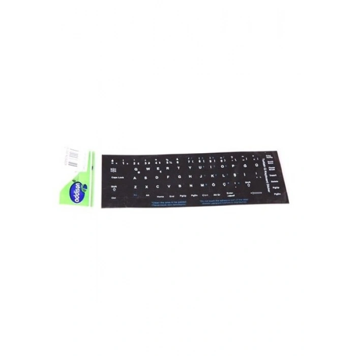 Addison 300161 Türkçe Q Siyah Klavye Stiker