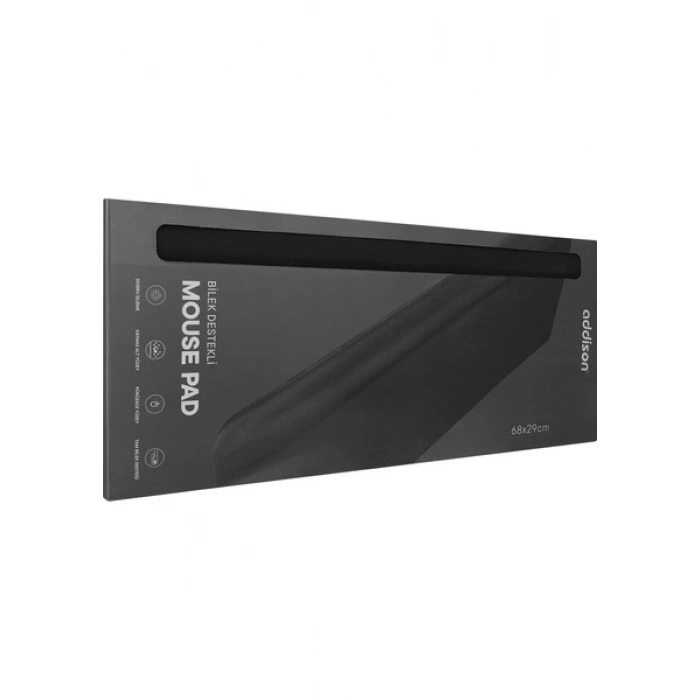 Addison 300523 Bilek Destekli Profesyonel Oyuncu Gaming 68X29X3MM Mouse Pad