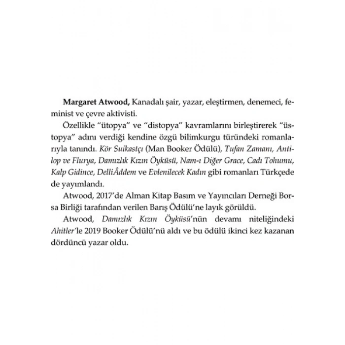 Ademden Önceki̇ Yaşam - Margaret Atwood