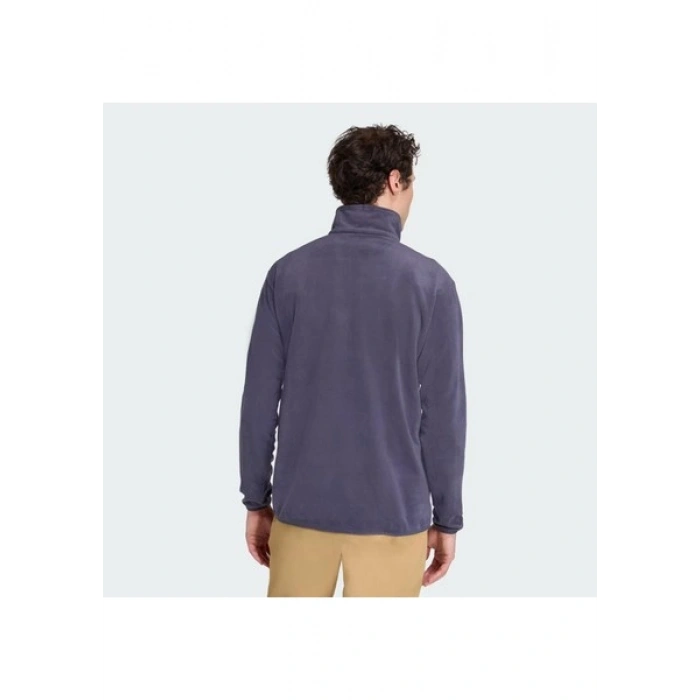 adidas Multi Essentials 1/2 Zip Fleece Erkek Mavi Dik Yaka Sweatshirt
